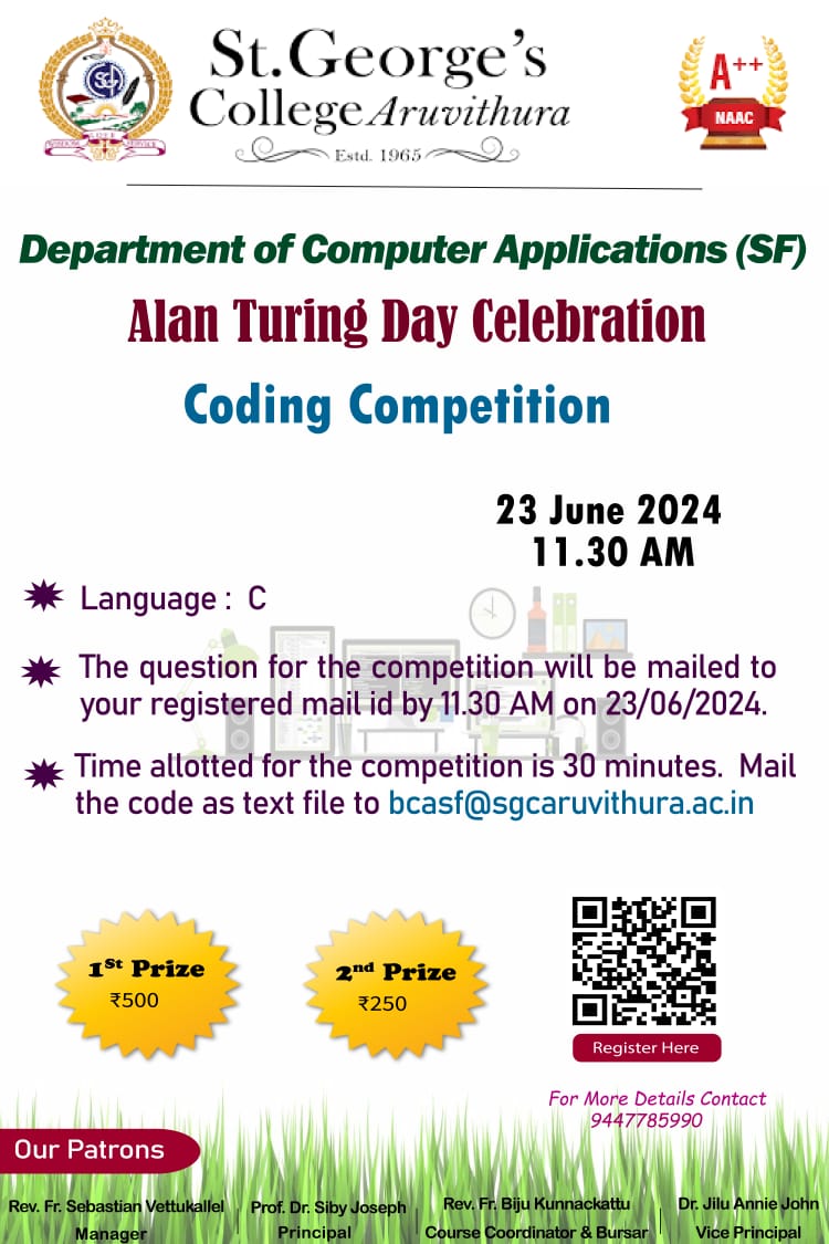 Alan Turing Day Celebration - Coding Competition